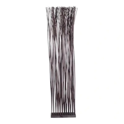 Abbildung von DESIGN DELIGHTS RAUMTEILER Slim Weidenholz, 170x40cm Zweige Paravent, Raumtrenner, Stellwand, Trennwand, Ankleide Sichtschutz, Äste Trennschutz Farbe: braun
