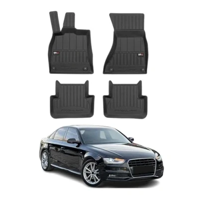 Abbildung von OMAC Gummi Fußmatten kompatibel mit Audi A4 Avant Kombi Limo 2007 2016 Premium TPE Automatten