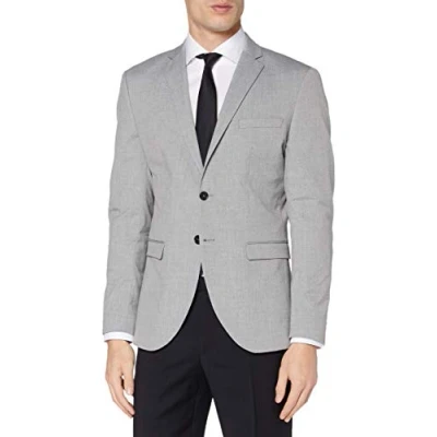 Abbildung von SELECTED HOMME Herren Shdnewone mylologan1 Light Grey Blz Noos Anzugjacke, Melange, 44 EU