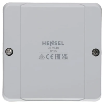 Abbildung von HENSEL Membrandåse 98x98mm 4mm² Grå uden klemmer