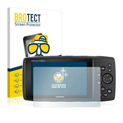 Abbildung von BROTECT Entspiegelungs Schutzfolie für Garmin 276Cx (2 Stück) Matte Displayschutz Folie, Anti Reflex, Fingerprint