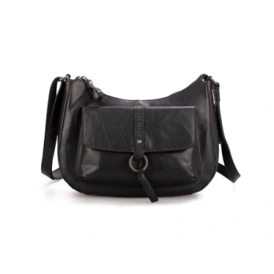 Abbildung von Spikes &amp; Sparrow Leder Crossover Cheyenne, Schwarz