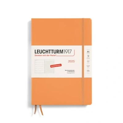 Abbildung von LEUCHTTURM1917 370480 Wochenkalender &amp; Notizbuch Composition (B5) 2025, Apricot, Deutsch
