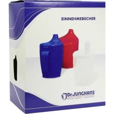 Abbildung von Einnehmebecher M.griff+deckel 4mm weiß 1 St