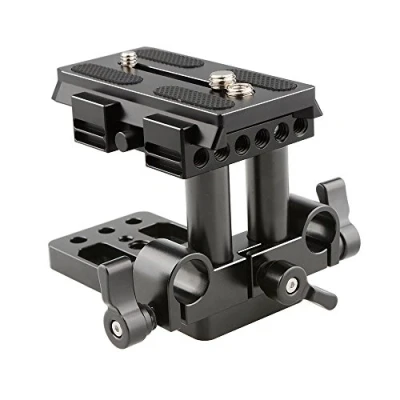 Abbildung von CAMVATE Schnellwechselplatte Mount Base QR für Manfrotto 501/504/ 577/701 Standard Zubehör (schwarz)