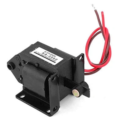 Abbildung von Push Pull Elektromagnet AC Zugmagnet für Industrielle Automatisierung 220V 14.7N 15mm Hub SA 2502 Mini Ventil Magnetantrieb