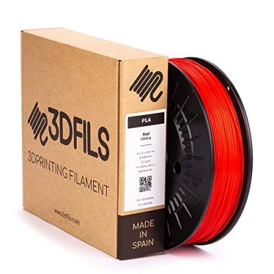 Abbildung von 3DFILS EsFil PLA Ingeo 3D850 Filament für 3D Drucker, 1,75 mm, 1 kg, Rot