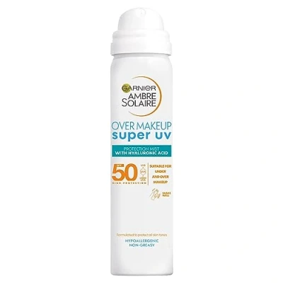 Abbildung von Garnier Ambre Solaire Over Makeup Super UV Protection Mist SPF50 75ml