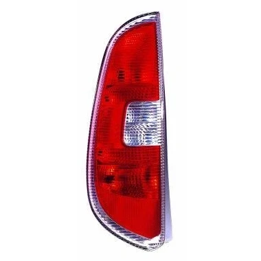 Abbildung von ABAKUS 665 1913R UE Rückleuchte rechts P21W, PY21W, W5W Rot ohne Lampenträger, Glühlampe SKODA: Roomster, Roomster Praktik