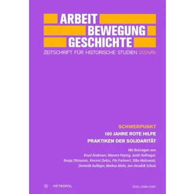 Abbildung von Arbeit Bewegung Geschichte: Zeitschrift für historische Studien 2024/III
