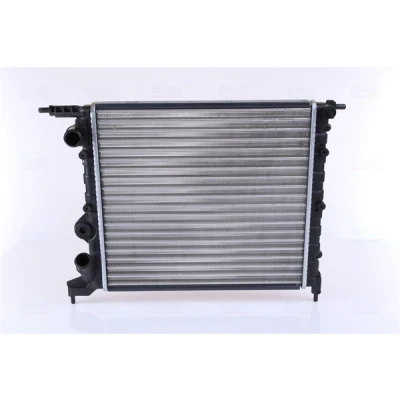 Abbildung von NISSENS 639271 Kühler, Motorkühlung Aluminium 390 349 23 Kühlrippen mechanisch gefügt RENAULT: CLIO 1, 19 II Schrägheck