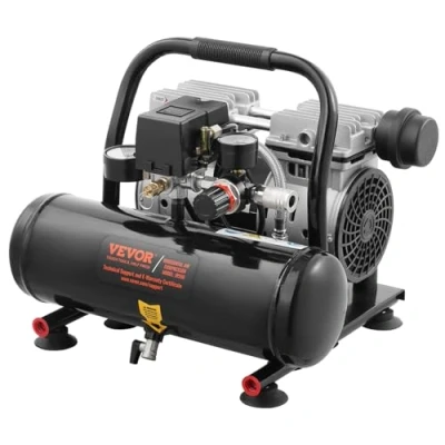 Abbildung von VEVOR Kompressor 4L Luftkompressor 120PSI Druckluft 635W Flüsterkompressor