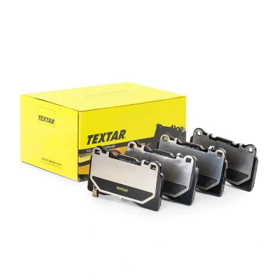 Abbildung von TEXTAR 2332502 Bremsbelagsatz mit akustischer Verschleißwarnung Zubehör OPEL: Insignia A Limousine, CHEVROLET: Camaro VI Cabrio, TESLA: Model S
