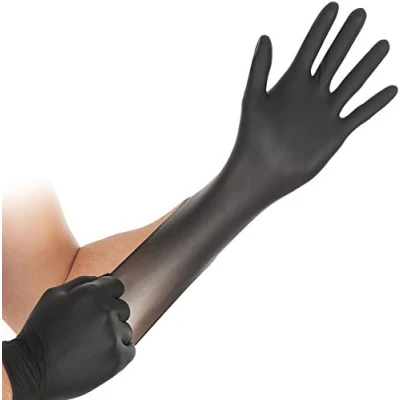 Abbildung von 10 x HygoStar Nitril Handschuh Safe Super Stretch puderfrei S 24cm VE=