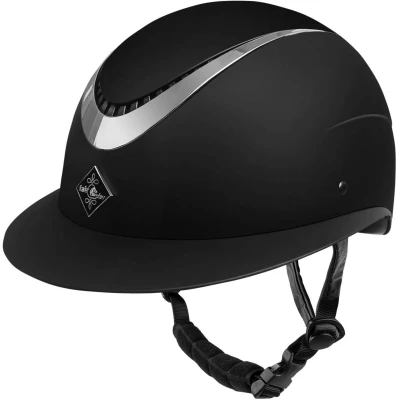 Abbildung von Fair Play Reithelm Apoleus Wide Visor Schwarz L