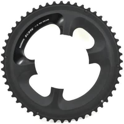 Abbildung von Shimano Unisex Erwachsene 105 Kettenblatt, Schwarz, 52 zähne