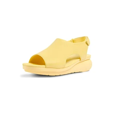 Abbildung von Camper Balloon Keilsandalette, Damen, Größe: 38, Gelb Schuhe