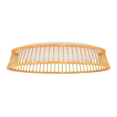 Abbildung von Eglo 900797 Deckenleuchte LUPPINERIA Holz, Stahl braun, weiss LED 20W 3000K Ø45cm