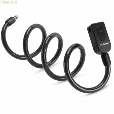 Abbildung von soflow Kabelschloss LOCK &#039;N&#039; GO Sicherheitsschloss schwarz