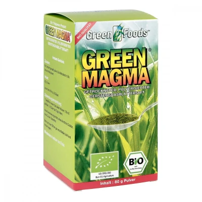 Abbildung von Green Magma Gerstengrasextrakt Pulver 80 g