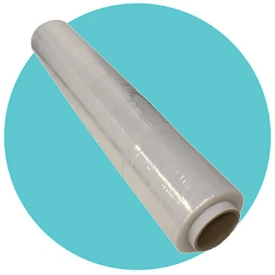 Abbildung von triplast 500 mm x 200 m 25 Mu Starke Schrumpffolie für Paletten, transparent
