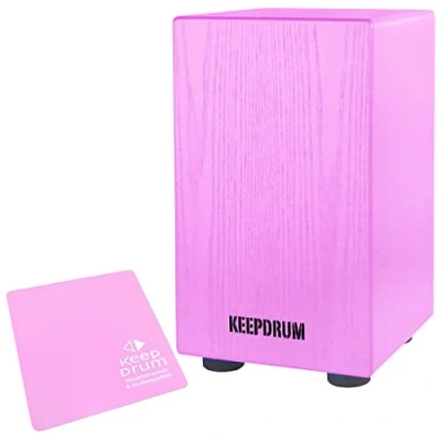 Abbildung von keepdrum DC1M PK Junior Cajon Pink + Sitzpad