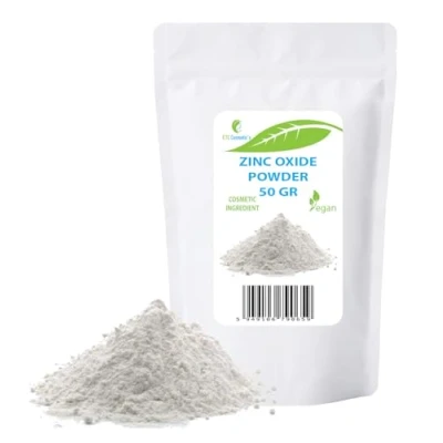 Abbildung von Zinkoxid (Zinc oxide Powder) 50 gr Kosmetischer Inhaltsstoff, hochreines Material, Nicht Nano