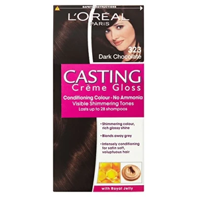 Abbildung von L&#039;Oréal Paris Casting Crème Gloss Semi Permanent Hair Dye (Various Shades) 323 Dark Chocolate Brown