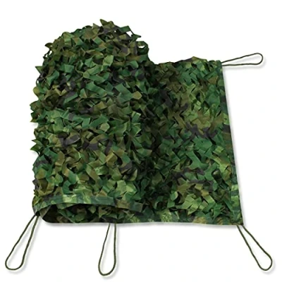 Abbildung von yourGEAR Sonnensegel Tarnnetz Camouflage 3 x 4 Meter Armee Netz Tarnung Jagd Wald