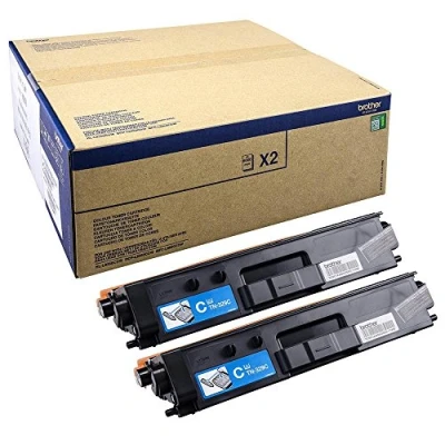 Abbildung von Brother Toner TN 329CTWIN Doppelpack Cyan (12000 Seiten)