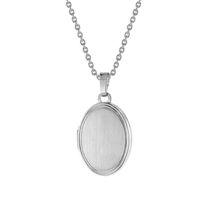 Abbildung von trendor 75742 Medaillon mit Damen Halskette Silber 925