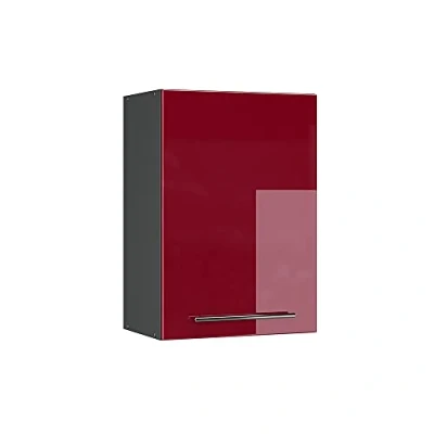 Abbildung von Vicco Hängeschrank Fame Line, Bordeaux Hochglanz/Anthrazit, 50 cm