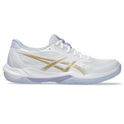 Abbildung von Asics GEL Rocket 12 Volleyballschuh, Damen, Größe: 37.5, White/champagne Schuhe