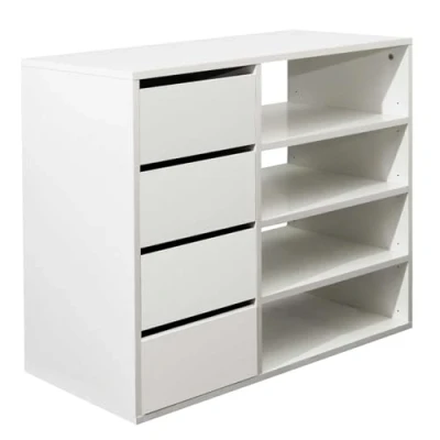 Abbildung von TemaHome Kleiderschrank &quot;Tom&quot;, ausziehbarer Kleiderschrank, Vorhang und viele Fächer, Höhe 181 cm