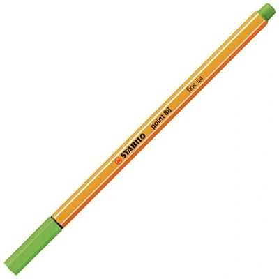 Abbildung von Fineliner STABILO point 88 10er Pack apfelgrün