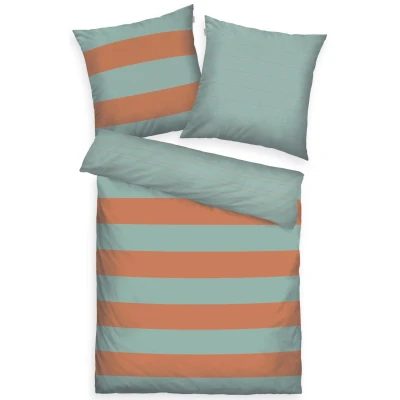 Abbildung von TOM TAILOR HOME Bettwäsche &quot;BOLD STRIPES in Gr. 135x200cm, 155x220cm oder 200x220cm&quot;, (2 tlg.), new bedroom, mit farbigem Markenreißverschluss