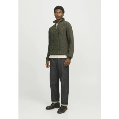 Abbildung von Jack &amp; Jones Premium Jprblunorth Strickpullover, Herren, Größe: Small, Olive night
