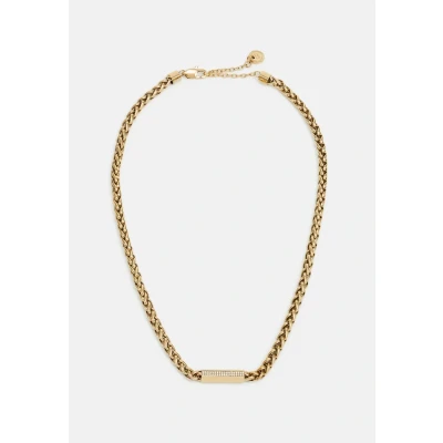 Abbildung von Tommy Hilfiger Snake Halskette goldcoloured/white, Damen, Größe: One Size, Gold coloured/white