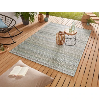 Abbildung von NORTHRUGS Teppich &quot;Pine&quot;, rechteckig, In und Outdoor geeignet, Strapazierfähig pflegeleicht, Flachgewebe