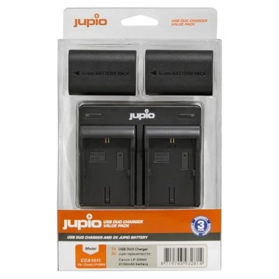 Abbildung von Jupio Kit: 2x Battery LP E6NH + USB Dual Charger