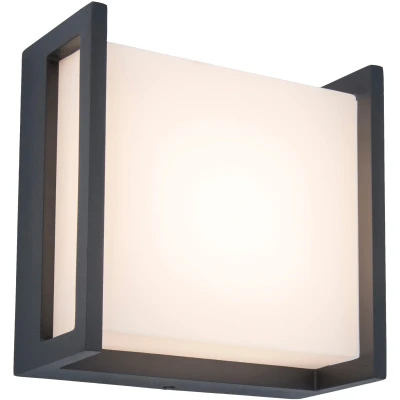 Abbildung von LED Außenwandleuchte Qubo, 14cm x