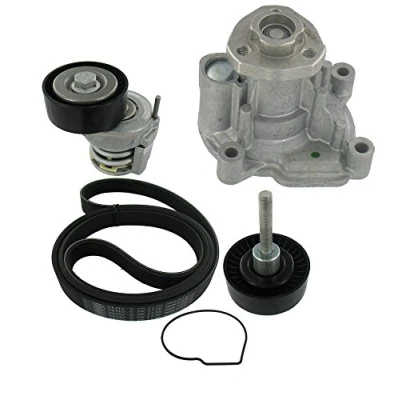 Abbildung von SKF VKMC 31047 2 Wasserpumpe + Keilrippenriemensatz mit Dichtungen VOLKSWAGEN: Polo IV Schrägheck, Passat B6 Limousine, Golf Plus / Crossgolf