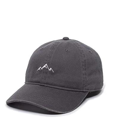 Abbildung von Outdoor Cap Hut Mountain Bestickte Dad Hat Verstellbare Weiche Baumwolle Polo Stil Unstrukturierte Baseball für Männer &amp; Frauen, Khaki, Einheitsgröße