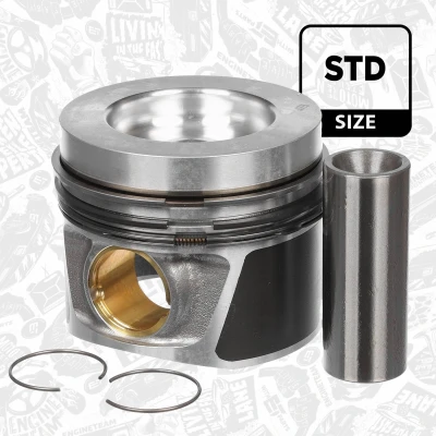 Abbildung von ET ENGINETEAM PM011600 Kolben 81,01mm VOLKSWAGEN: Crafter 30 50 Pritsche/Fahrgestell, Touran I, GOLF 6, AUDI: A3 Sportback, A6 C7 Avant, TT Coupe