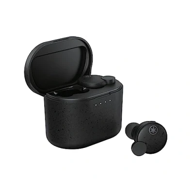 Abbildung von Yamaha TW E7B In Ear Kopfhörer (Active Noise Cancelling (ANC), On Erkennung, Sprachsteuerung, Google Assistant, Siri, Bluetooth)