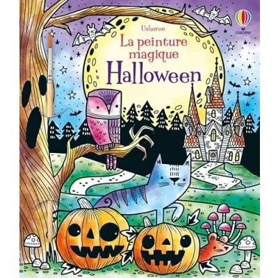 Abbildung von Halloween La peinture magique: Avec un pinceau