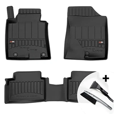 Abbildung von moto MOLTICO 3D Gummimatten Auto Fußmatten Gummi Automatten 3 teilig Set passend für Hyundai i30 II 2012 2016