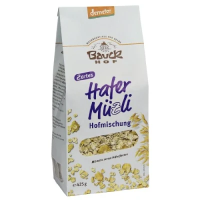Abbildung von Bauckhof Hafermüsli Hofmischung Demeter, 4er Pack (4 x 425 g)