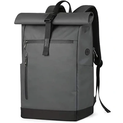 Abbildung von Inateck Laptoprucksack RollTop rucksack Herren Damen Schulrucksack 25L 30L, wasserdicht