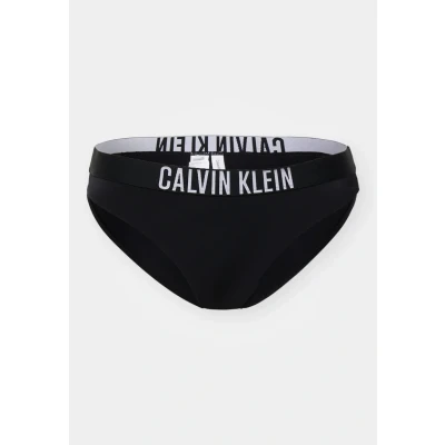 Abbildung von Calvin Klein Damen Bikinihose mit Logobund, Schwarz (Pvh Black), L